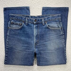 Levi's 517 Bootcut Jeans 36x30 (34x27) USA Made Vintage 80's Faded Denim Grunge